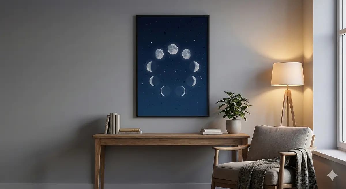 Moon Phase Poster